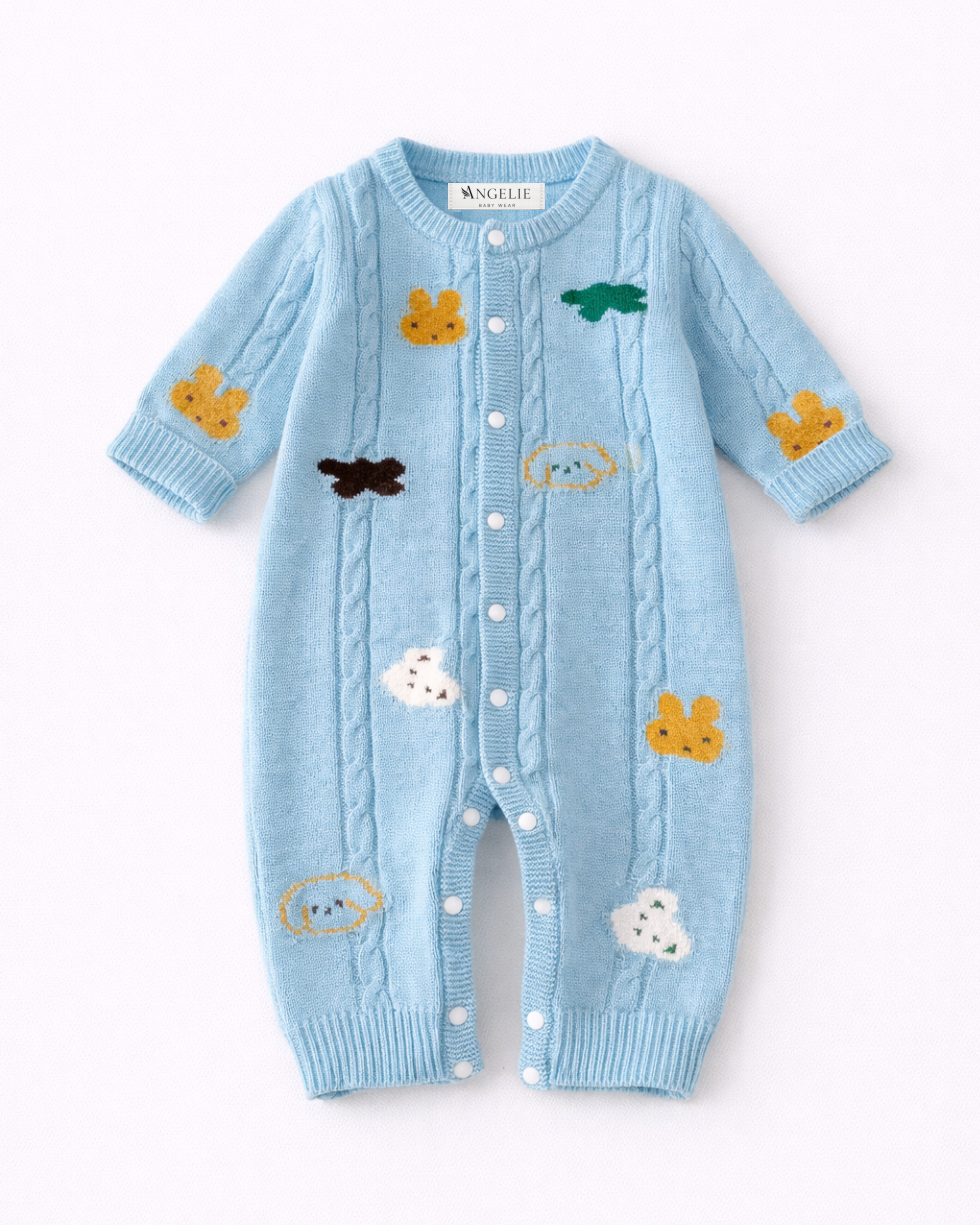 Angelie Animal Knit Jumpsuit