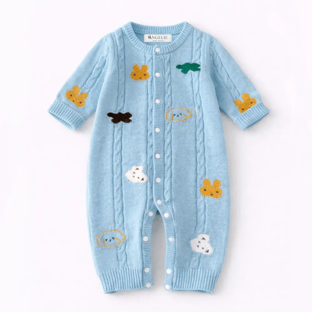 Angelie Animal Knit Jumpsuit
