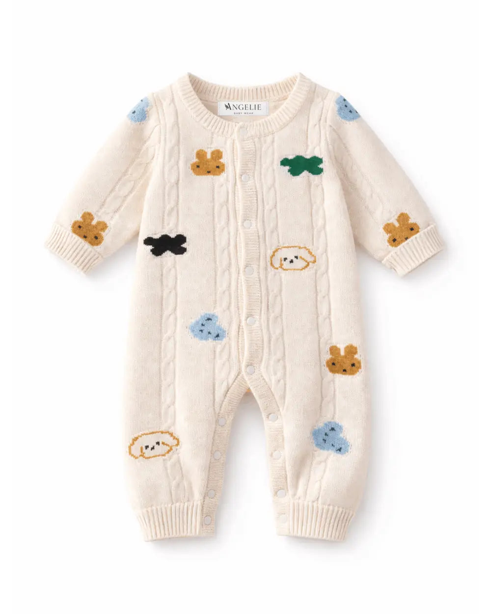 Angelie Animal Knit Jumpsuit