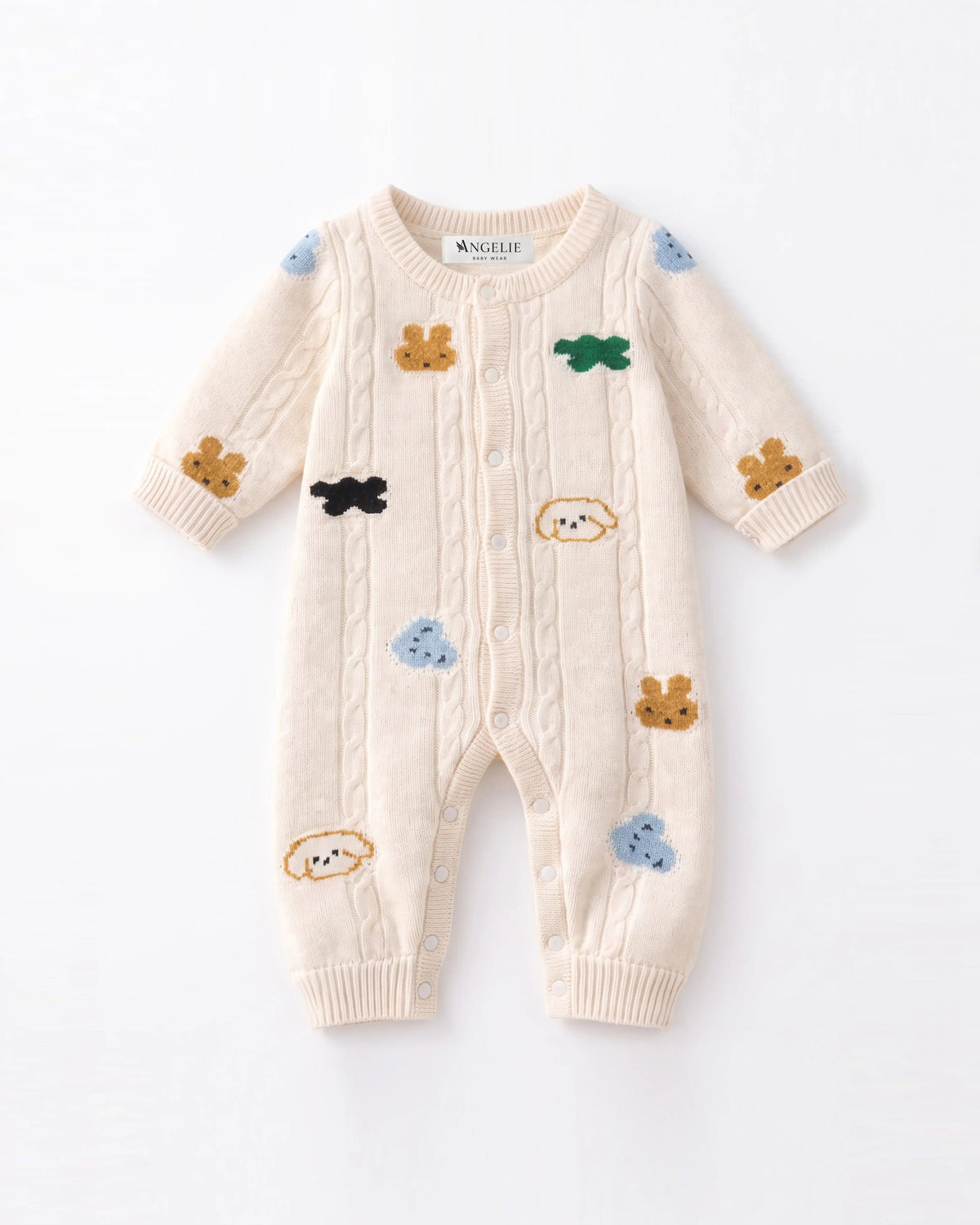 Angelie Animal Knit Jumpsuit