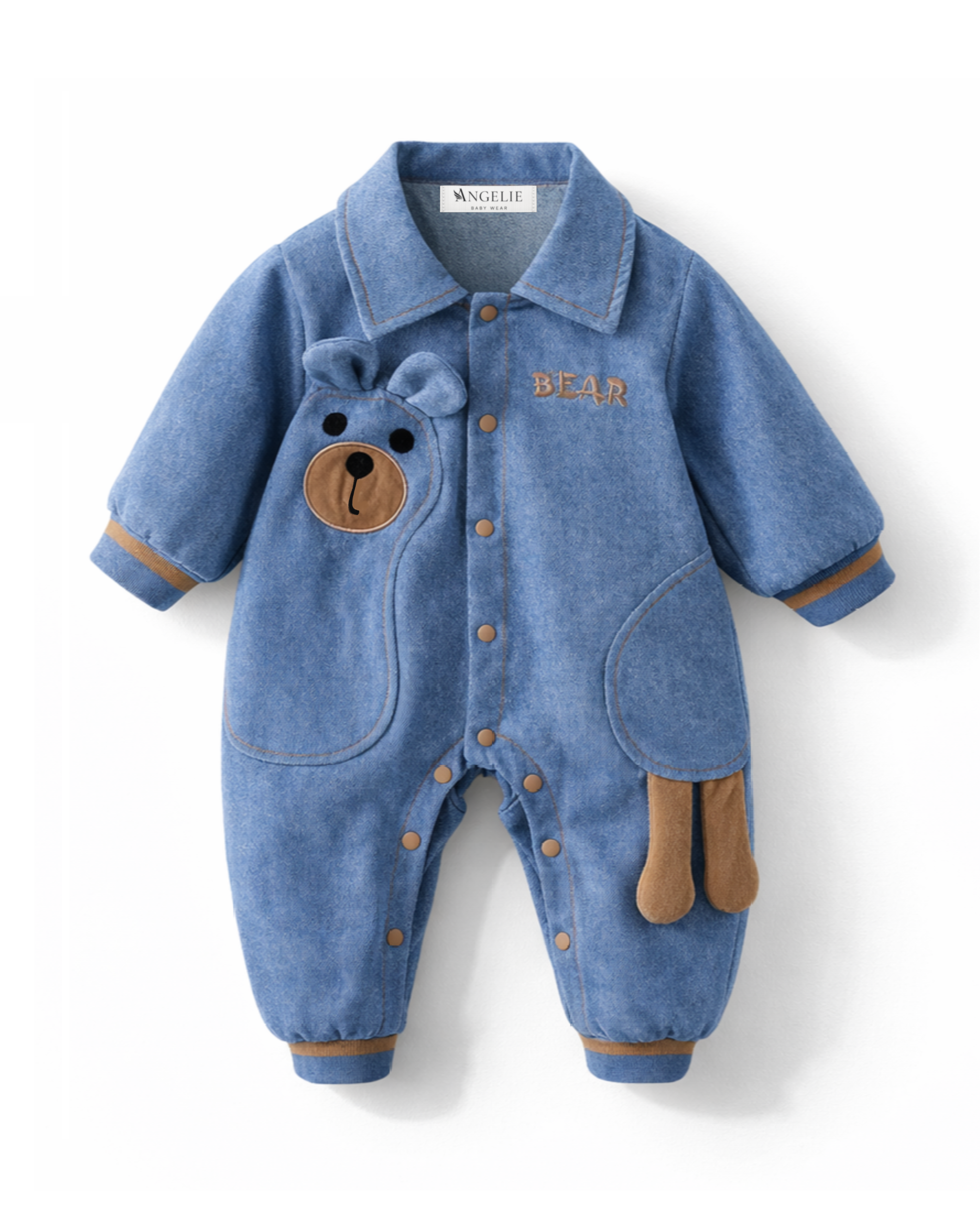 Angelie Bear Cartoon Jumpsuit
