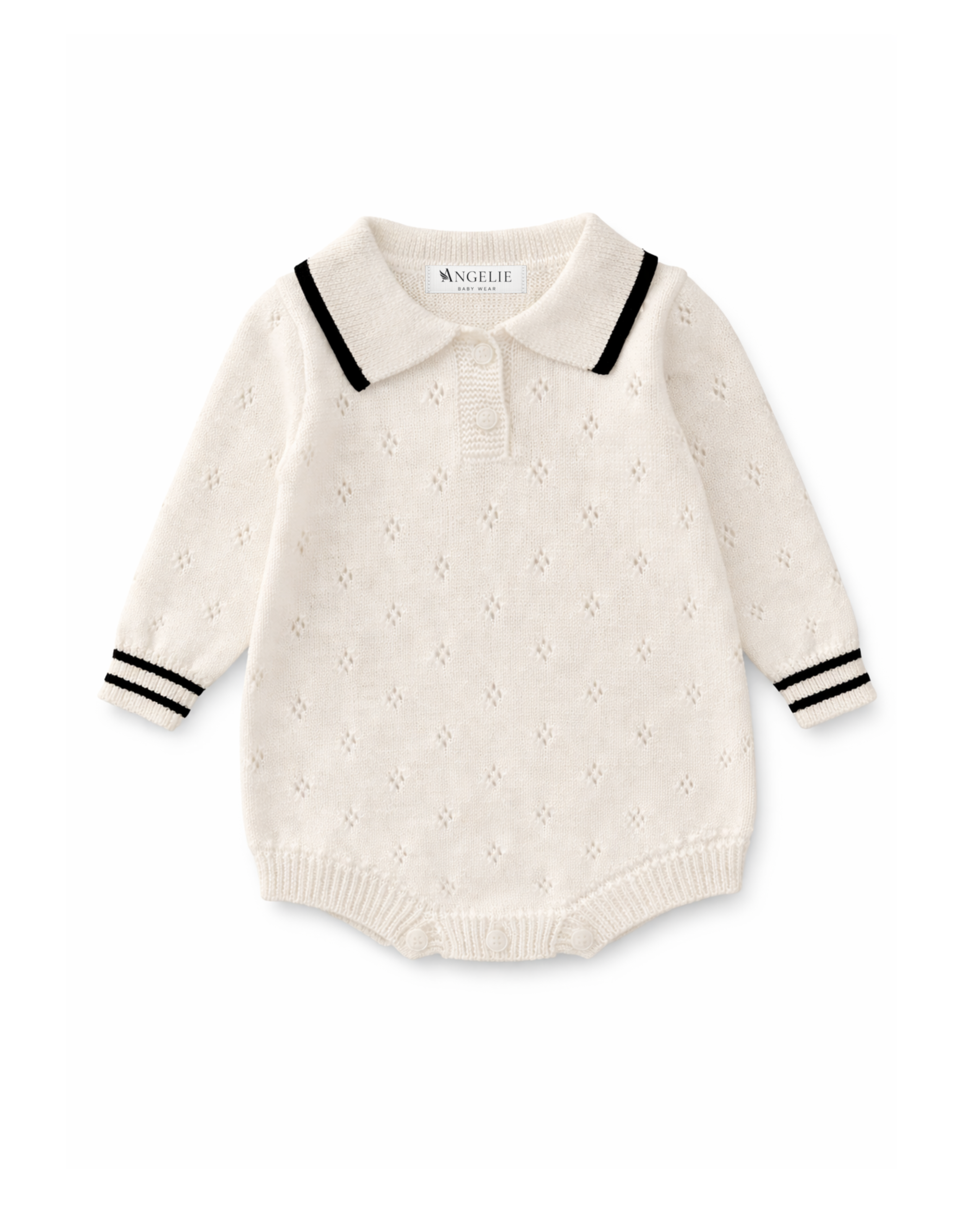 Angelie Diamond Knit Romper