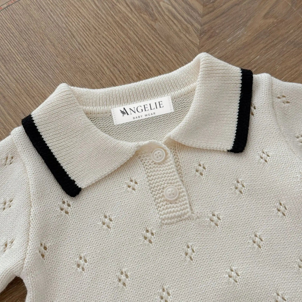 Angelie Diamond Knit Romper