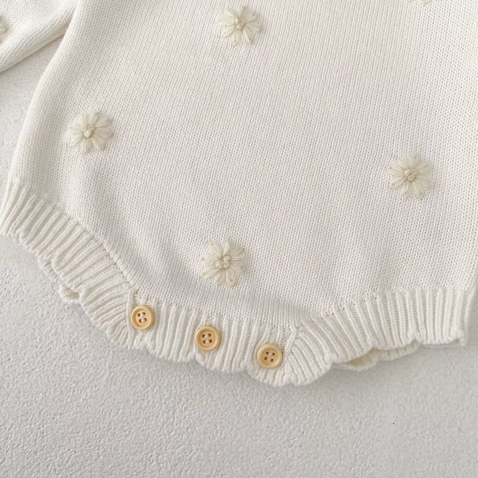 Angelie Petal Knit Romper