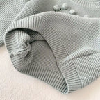 Angelie Pom-Pom Heart Knit Pullover
