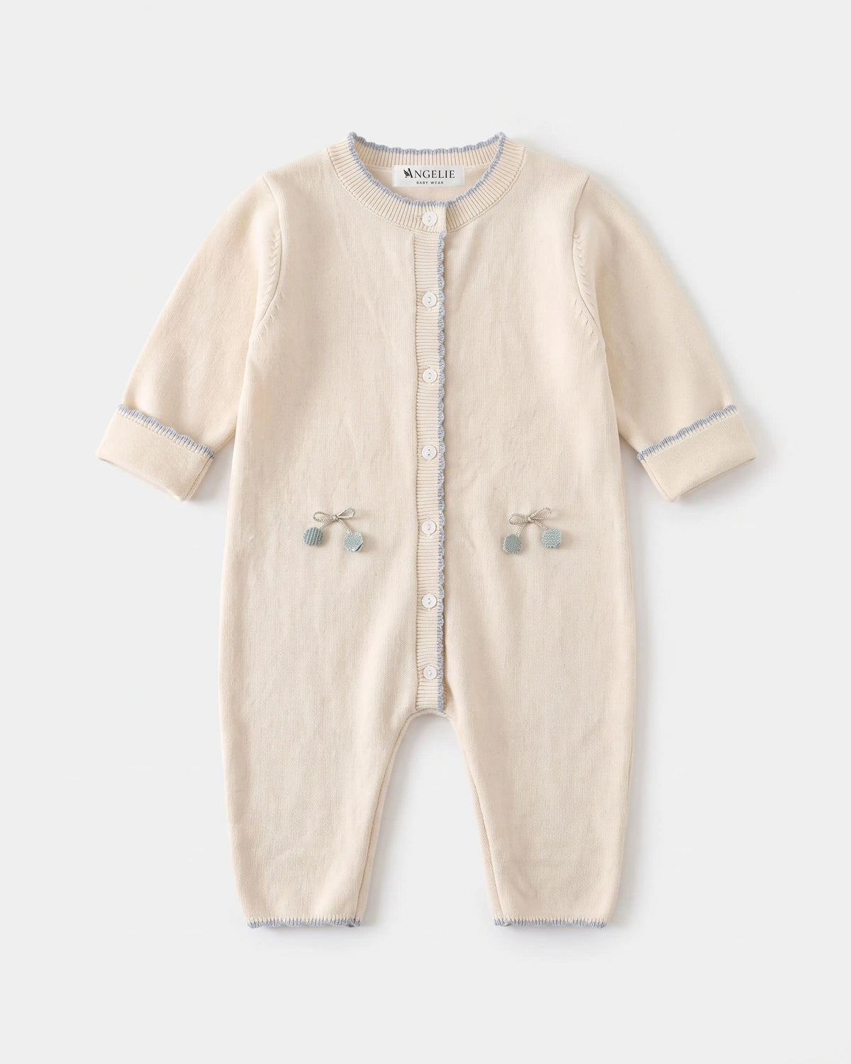 Angelie Pom-Pom Knit Jumpsuit