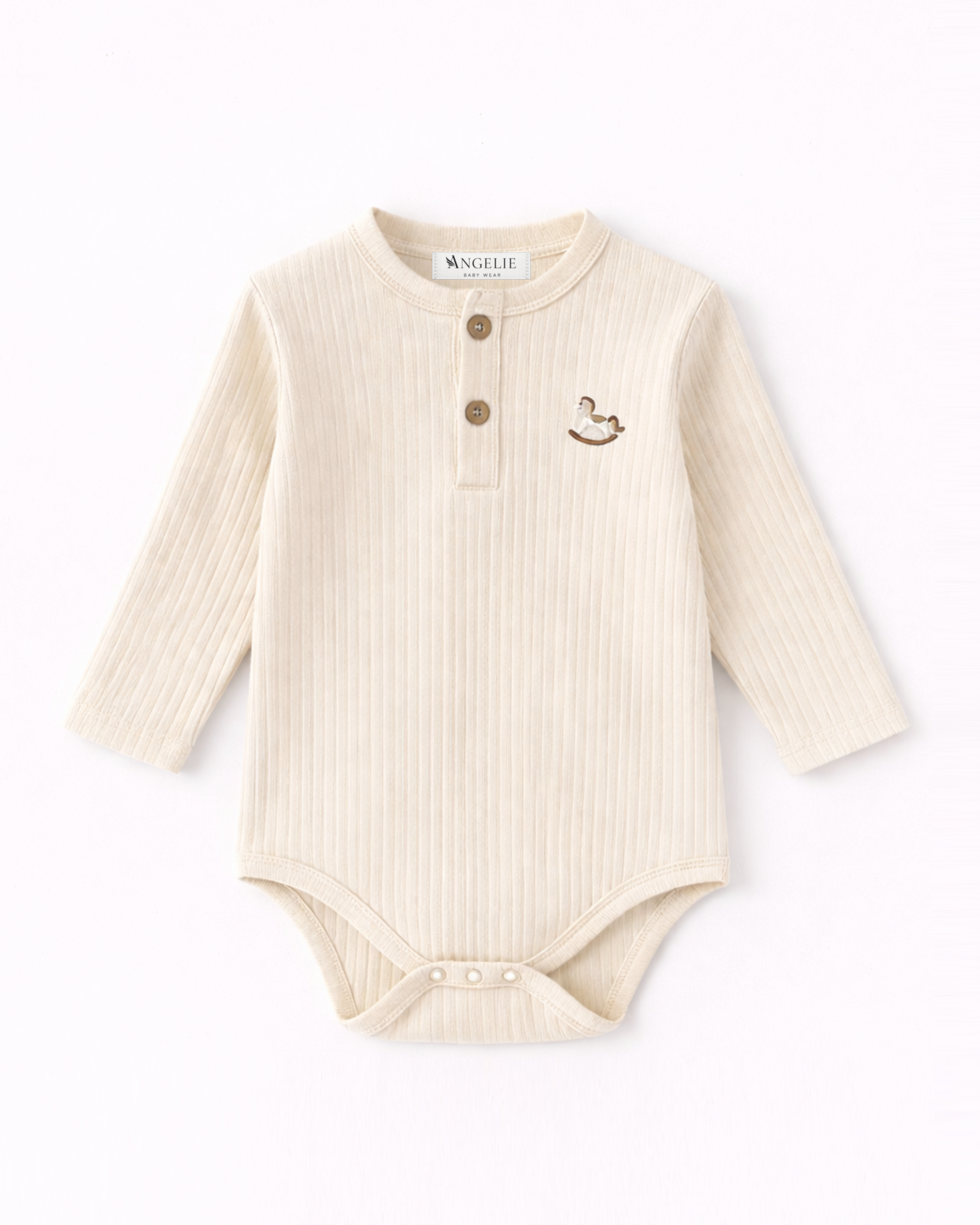 Angelie Rocking Horse Knit Romper