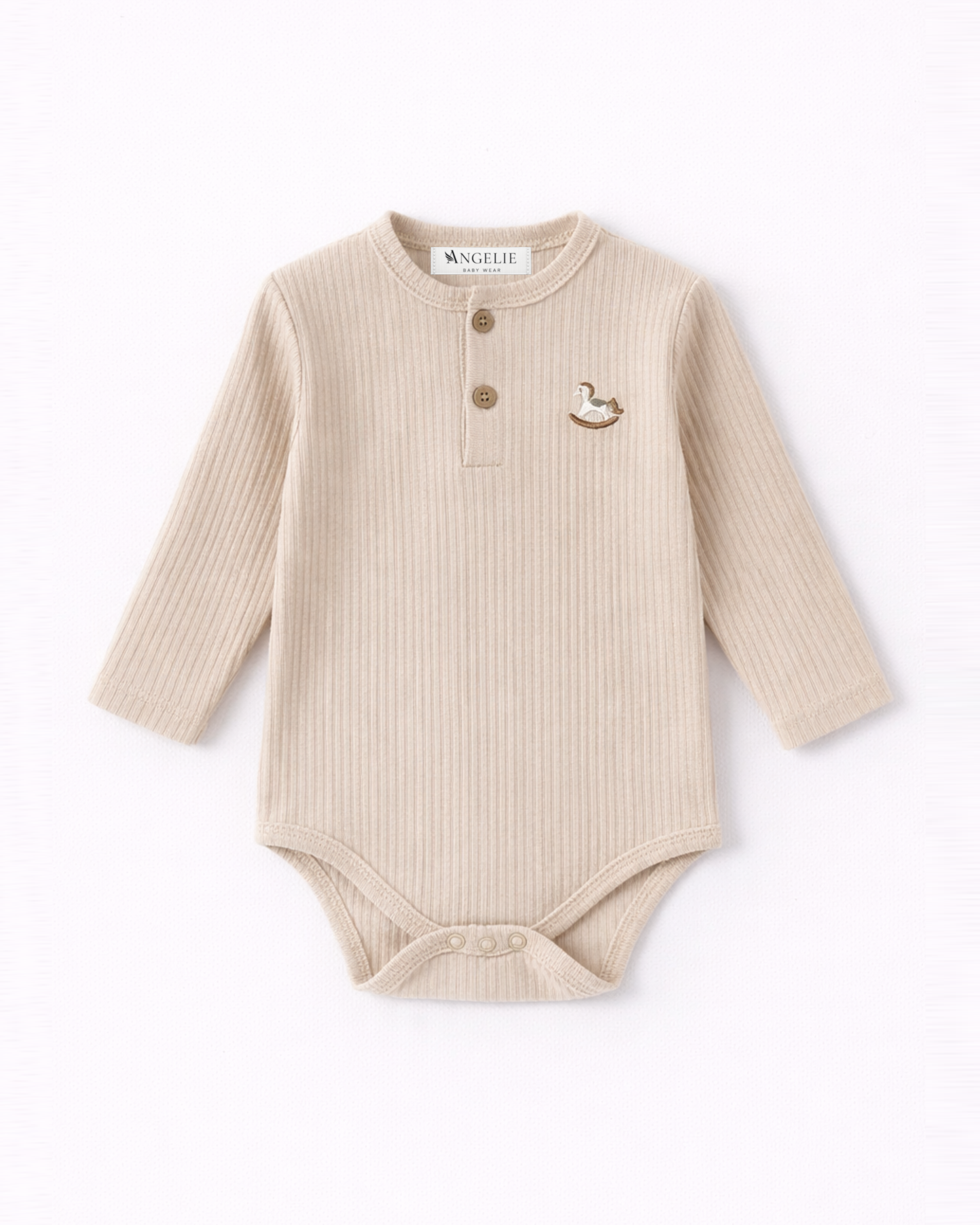 Angelie Rocking Horse Knit Romper