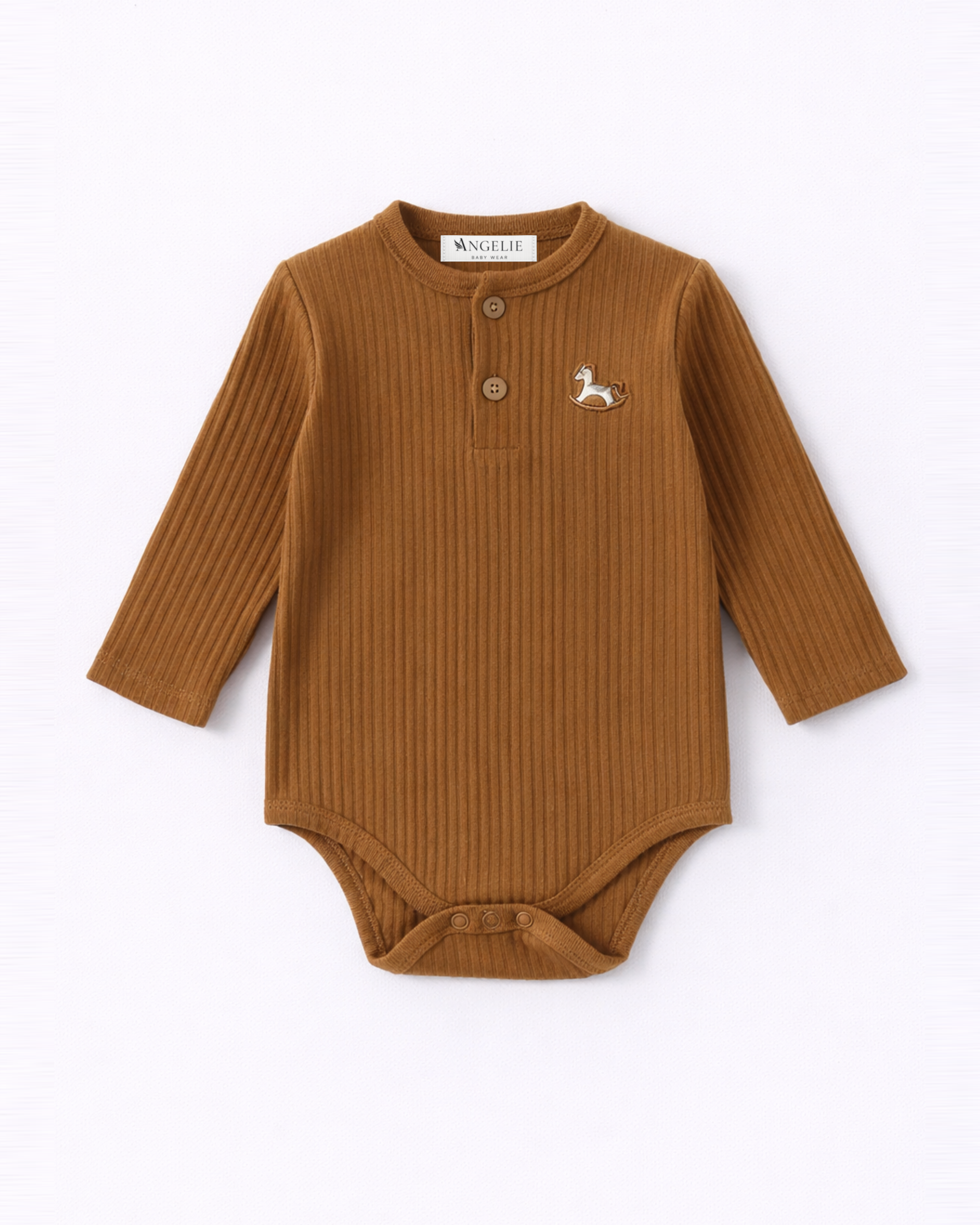 Angelie Rocking Horse Knit Romper