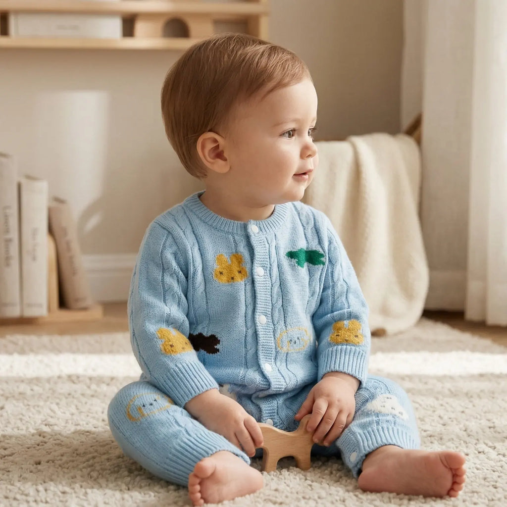 Angelie Animal Knit Jumpsuit
