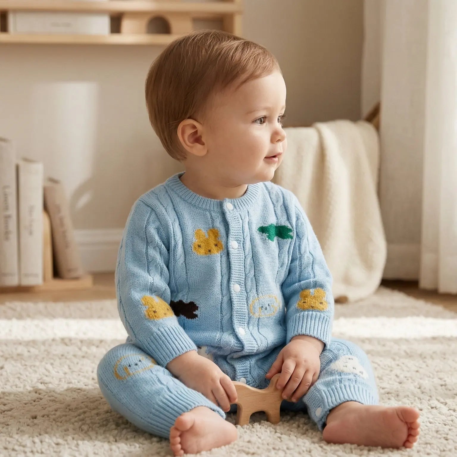 Angelie Animal Knit Jumpsuit