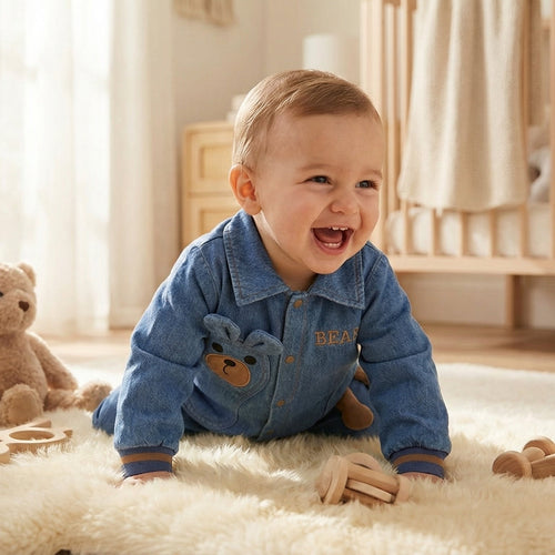 Angelie Bear Cartoon Jumpsuit