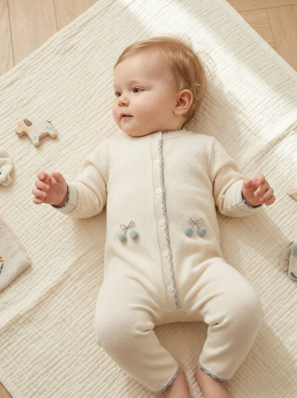Angelie Pom-Pom Knit Jumpsuit